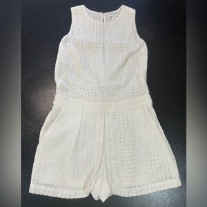 Club Monaco Eyelet Romper. White size 0